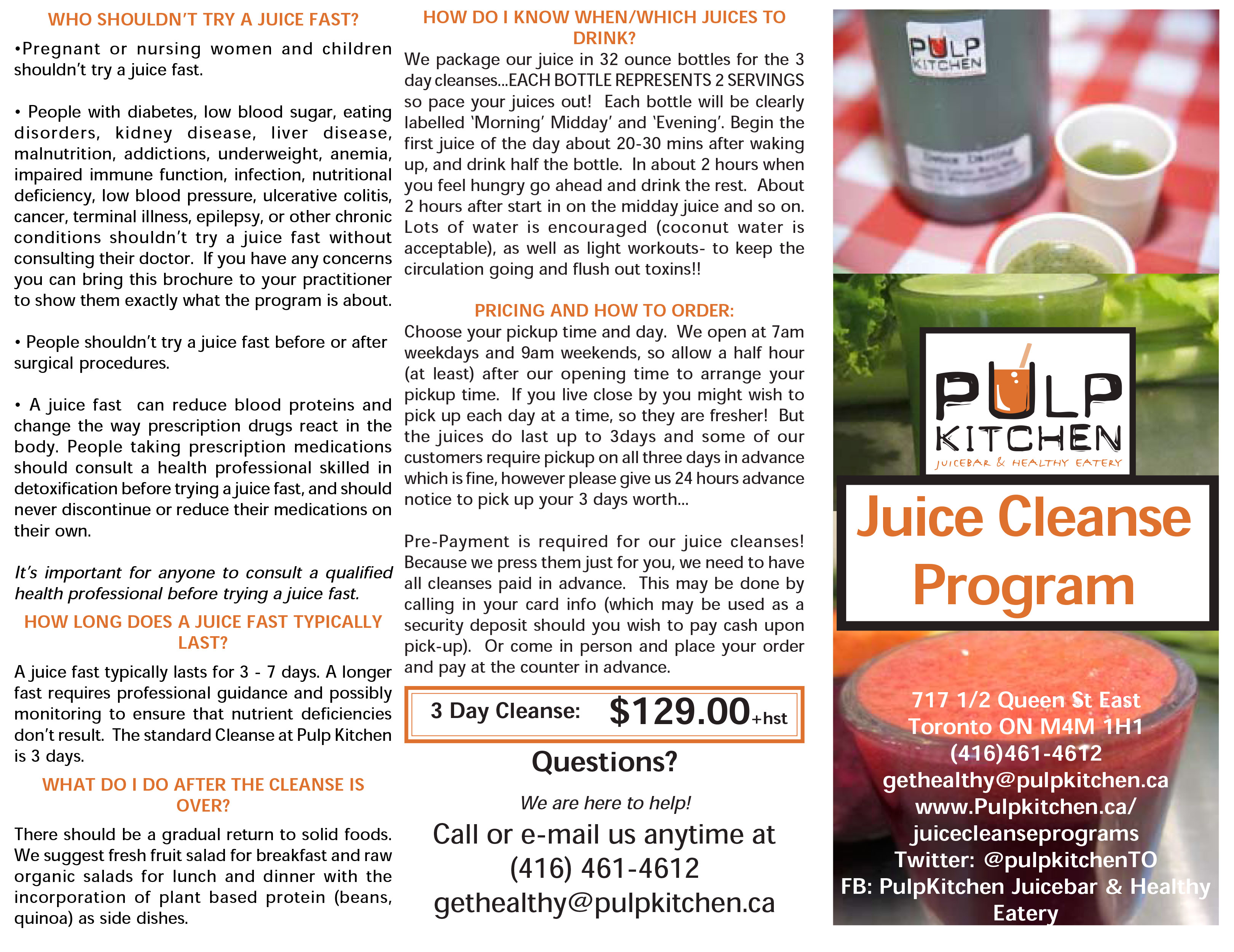 Pulp Kitchen Juice Cleanse Dwell Gym 24 Hour Access Gym in East
